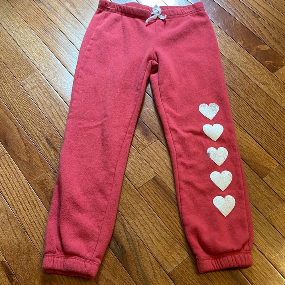 Red heart sweats